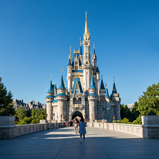 Disney castle Japan