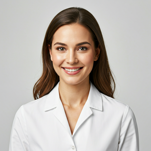 Smiling woman looking confident with soft lighting